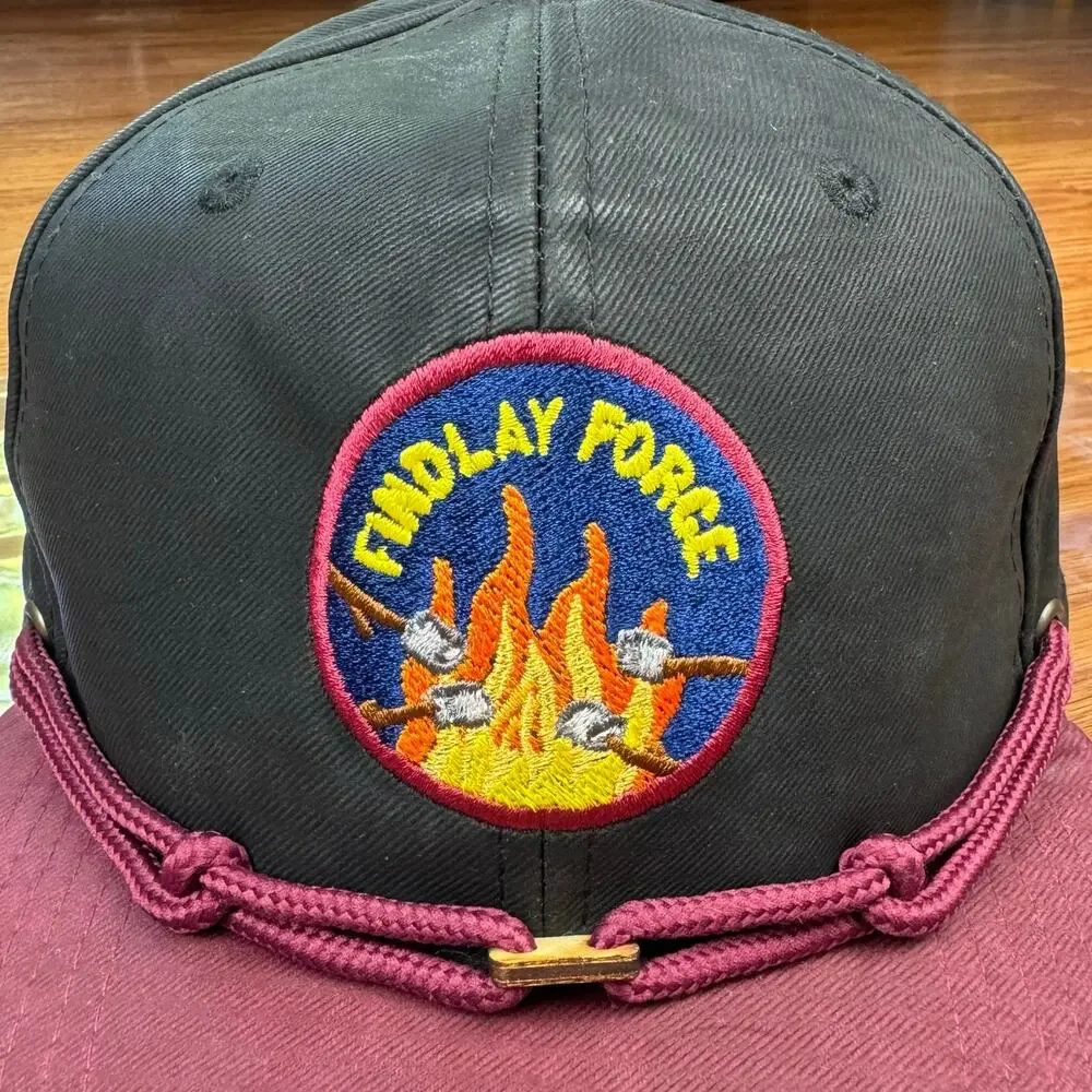 Findlay Force Roasting Marshmallows Smore'z Black and Maroon Snapback Hat